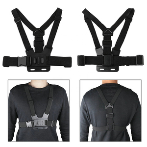 <span class=keywords><strong>Tracolla</strong></span> da tiro fissa 2 in 1 <span class=keywords><strong>tracolla</strong></span> elastica regolabile per telefono cellulare con Clip rapida supporto per cellulare Action Camera Chest Strap - Product Image 4