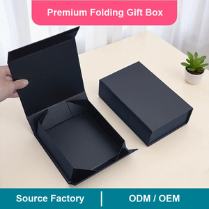 EVERWIN Wholesale High-end Premium Folding Box Luxury <b>Magnetic</b> Lid Rigid Paper Cardboard Packaging <b>Gift</b> <b>Boxes</b> - Product Image 2