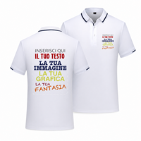 Camiseta Polo de Golf al por Mayor, Personalizable, de Algodón Piqué, Clásica, para Negocios, con Cuello en Contraste, para Hombre y Mujer