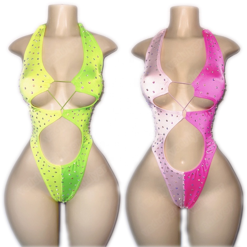 Wholesale Customize Stretch One Piece Stripper Outfits