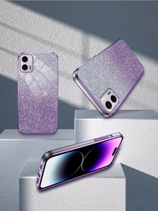 Moda Shine Gradient Glitter Galvanoplastia TPU Funda de teléfono para Motorola <span class=keywords><strong>Moto</strong></span> <span class=keywords><strong>Edge</strong></span> <span class=keywords><strong>Moto</strong></span> X G E <span class=keywords><strong>Z</strong></span> - Product Image 6
