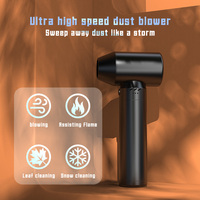 Pistolet à air comprimé sans balais portable, 500W, entièrement métallique, rechargeable, avec régulation de vitesse à 4 niveaux, souffleur d'air électrique