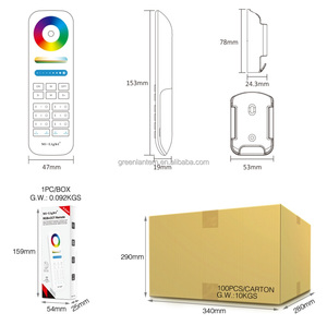 Fut089s 6-Zone RGB + CCT từ xa 6 khu thông minh chiếu sáng RGB CCT kiểm soát 2.4 Gam đa khu RF không dây từ xa - Product Image 5