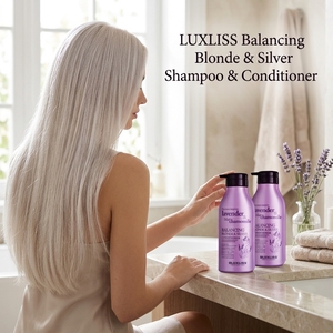 Champú hidratante natural de lujo, champú Morado <span class=keywords><strong>para</strong></span> cabello <span class=keywords><strong>blanco</strong></span> y Rubio, de alta calidad, novedad - Product Image 4