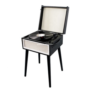 Nhà Máy Cung Cấp Chất Lượng Âm Thanh Tuyệt Vời Turntable Máy Nghe Nhạc Ghi Vinyl Máy Nghe Nhạc Vali Gramaphone Với 4 Chân Phong Cách - Product Image 4