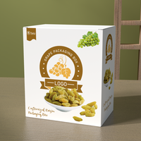 Boîte en carton PLA pour fruits secs Boîte en carton pour fruits secs Emballage de raisins secs Boîte en plastique ondulé