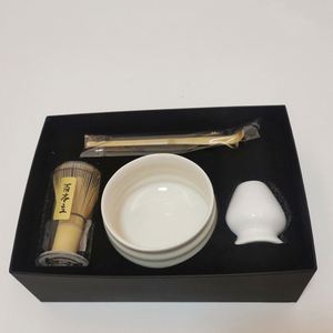 Top Sell Handmade Porcelain Matcha <b>Tea</b> Bowl White Black Matcha Ceramic Bowl Japanese Chawan <b>Tea</b> Matcha Bowls <b>Set</b> Wholesale - Product Image 2