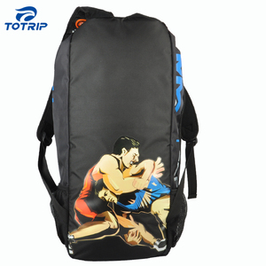 Mochila <span class=keywords><strong>de</strong></span> gran capacidad <span class=keywords><strong>de</strong></span> nailon para lucha libre, Equipo <span class=keywords><strong>de</strong></span> <span class=keywords><strong>Boxeo</strong></span> MMA - Product Image 4