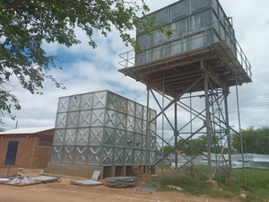 Réservoirs <span class=keywords><strong>d</strong></span>'<span class=keywords><strong>eau</strong></span> portables en acier galvanisé pressé de 50 000 litres pour l'irrigation agricole - Product Image 1