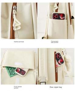 <span class=keywords><strong>Mochila</strong></span> de Gran Capacidad, Cinco Piezas, <span class=keywords><strong>Mochila</strong></span> Escolar para Estudiantes, Informal, Combinable con Todo, Envío Directo de una Sola Pieza - Product Image 5
