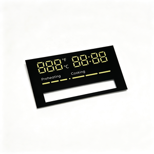 Factory Custom <b>Oven</b> Control Panel Membrane Keypad Decal Preheating Cooking Temperature <b>Timer</b> Pvc Pet Adhesive - Product Image 1