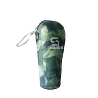 Yaohong 2026 – Nouvelle Housse Isotherme Personnalisée en Néoprène Camouflage pour Bouteille de Vin, Bière ou Eau avec Fermeture Éclair Étanche et Isolée