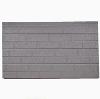 Panneau sandwich moderne en mousse de polyuréthane 3D, imperméable, ignifuge et résistant à l'humidité, pour isolation de chambre froide, usage hôtelier et domestique