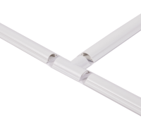 Promotion : Goulotte de câblage PVC ignifuge, sans halogène, résistante aux UV, flexible, résistante à la chaleur, pour installation électrique au sol, blanche