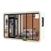 Cabane préfabriquée capsule préfabriquée chambre d'hôtel cabine de couchage pomme capsule maison Hangfa apple entrepôt avec chambre