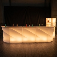 Barre lumineuse LED 110 cm rechargeable 4000 mAh 16 couleurs RVB pour bar, boîte de nuit, vente en gros, batterie intégrée