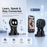 KI-Desktop-Roboter für Kinder mit Touchscreen, Intelligente Interaktive Ausdrücke, Eltern-Kind-Interaktion und Lerngeschenk