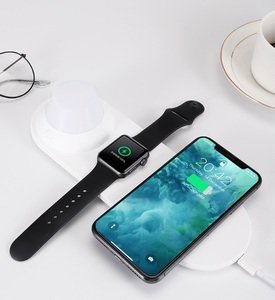 Caricabatterie Wireless a 2 Bobine con Lampada LED, Logo Personalizzabile, Ricarica Rapida 20W, Certificato CE, Power Bank per Telefoni Cellulari, Tendenza 2020 - Product Image 6