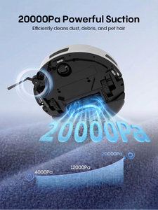 Robot aspirateur intelligent Bagotte 20000pa avec fonction de nettoyage humide et sec, serpillière, pour usage domestique - Product Image 5