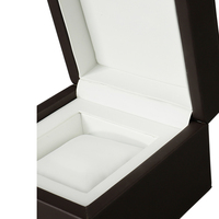 Boîte à montre en bois de luxe sur mesure, doublure blanche douce, logo personnalisé, emballage cadeau pour montre-bracelet