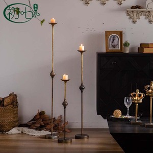 เชิงเทียนโลหะสไตล์ตะวันออกกลาง ทนทาน เหมาะสำหรับตกแต่งบ้าน ห้องนั่งเล่น ห้องรับประทานอาหาร คาเฟ่ และเกสต์เฮาส์ - Product Image 2