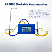 Multimètre HVAC portable AF7000, enregistreur de données de vitesse, volume, pression, température et humidité de l'air