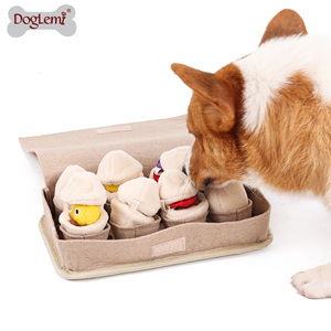 Jouets à mâcher pour animaux de compagnie écologiques personnalisés, jouet de puzzle pour chien, jouet en peluche durable en forme d'œuf avec un style mignon - Product Image 3
