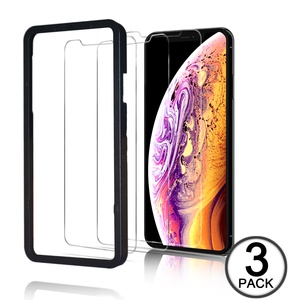 Ycymo 3 Pack para el <span class=keywords><strong>iPhone</strong></span> 6 <span class=keywords><strong>7</strong></span> 8 11 Protector de pantalla de vidrio templado con aplicador bandeja - Product Image 5