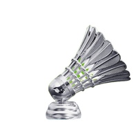 Trophée en cristal 3D gravé créatif pour passionnés de badminton, accessoire de décoration intérieure de voiture, idéal pour les compétitions, avec son de qualité