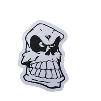 Patch brodé de crâne en colère personnalisé pour vestes, vêtements punk et équipement de moto