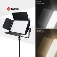 Tolifo Lampu Panel Video Led Pencahayaan Fotografi Studio Foto Kamera Digital 150W Live Stream Fotografi