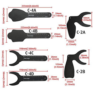 Ya Yida - Fondo de Fotografía Dental Intraoral, Silicona Negra Suave, Curvo, para Cuidado Dental, Juego de 6 Piezas - Product Image 1