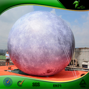 Pallone Gonfiabile <span class=keywords><strong>Luna</strong></span> XXL da 5m con Illuminazione, Sfera dei Otto Pianeti - Product Image 5