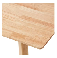 Table à manger rectangulaire en bois massif design moderne pour la maison et la cuisine best-seller meubles de restaurant OEM directement de l'usine