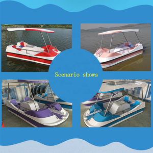 4 personnes personnalisables, vélo d'eau, parc, croisière, FRP, <span class=keywords><strong>bateau</strong></span>, pare-chocs, <span class=keywords><strong>bateau</strong></span>, croisière, pédalier - Product Image 4