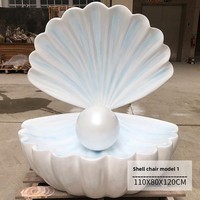 Grande sculpture d'extérieur en plastique renforcé de fibres de verre, rouge, entièrement faite à la main, pour mariage, photographie d'enfants et décoration océanique