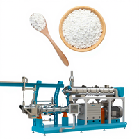 Ligne d'extrusion de poudre nutritive de farine de riz commerciale en acier inoxydable à haute efficacité