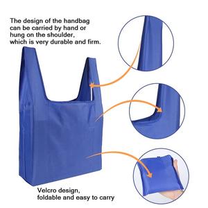 Sac de courses pliable en polyester écologique grande capacité pour femmes, sac à main portable en Oxford pour supermarché - Product Image 3