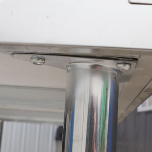 Endüstriyel mutfak ekipmanları otel ve restoran için üç katmanlı paslanmaz çelik çalışma masası kullandı - Product Image 6