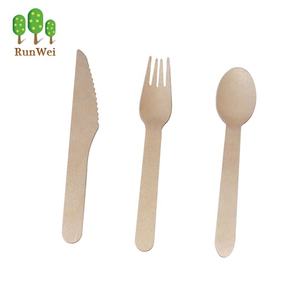 Couverts en bois jetables cuillère en bois cuillère écologique couverts - Product Image 1