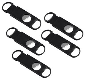 Cortador de Cigarros Portátil Mini de Metal Negro Hecho a Mano con Doble Cuchilla de Plástico ABS - Product Image 2