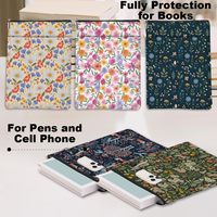 Protecteur de livre en néoprène moderne personnalisé avec fermeture à glissière manchon étanche pour les cadeaux de club de lecture accessoire antivol portable par sublimation