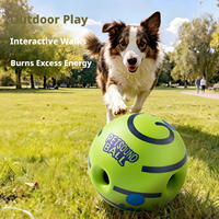 Jouet pour chien, balle vocale transfrontalière pour chiens et chats, balle à mâcher auto-amusante, balle vocale roulante pour animaux de compagnie.