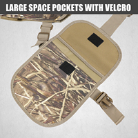 Gilet de chasse camouflage portable, léger, durable, multi-poches, pour l'aventure en pleine nature, la chasse et la chasse au canard