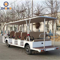 Nouveau bien conçu rétro luxueux grand électrique touristique touristique touristique somptueux passager navette chariot bus meilleur prix à vendre