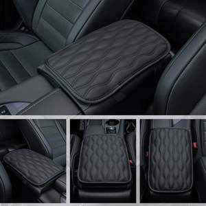 Accoudoir central de voiture étanche Coussin en <span class=keywords><strong>diamant</strong></span> en PU Accessoire de console avant à usage général - Product Image 3