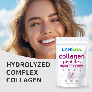 Polvere di Collagene Multi-<span class=keywords><strong>Peptide</strong></span> OEM ODM Senza OGM da Bovini Alimentati ad Erba con Biotina, Vitamina C e Acido Ialuronico per lo Sbiancamento della Pelle - Product Image 3