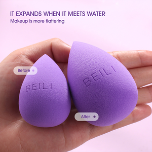 BEILI PINK Conjunto De Esponjas De Maquillaje Esponjas De Belleza Maquillaje Facial Puff Blender Cosmético Puffs Látex Libre Esponja De Maquillaje personalizado - Product Image 2