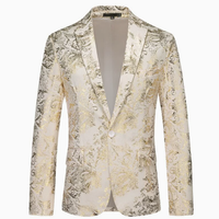 Blazer de Costume Élégant pour Homme, Idéal pour Mariage, Soirée, Bal de Promo, Grande Taille Disponible, Manteau Habillé Décontracté et Tendance pour Affaires