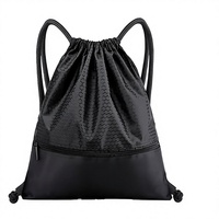 Sac à dos de sport en polyester imperméable avec cordon de serrage, tendance, pour le Nouvel An 2025, idéal pour les cadeaux